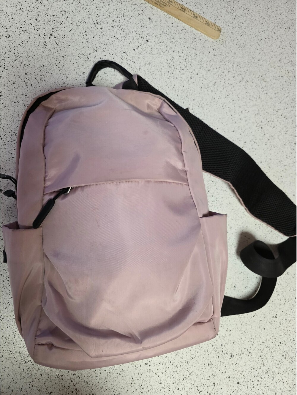 Light Pink Crossbody Bag with Adjustable Strap**Never Used, Only Storage Marks